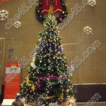 圣诞节装饰 圣诞酒店布置案例 酒店大厅圣诞景布置 圣诞布置-节日庆典-经典案例